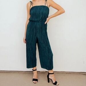 Collective Concepts Dark Teal Jumpsuit